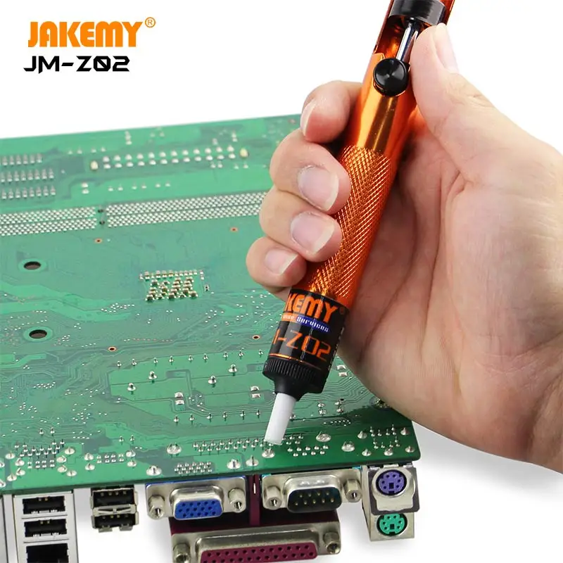 Profesional Aluminium Alloy Solder Sucker Tin Pengisap dengan Anti-Slip Pegangan untuk Pematrian