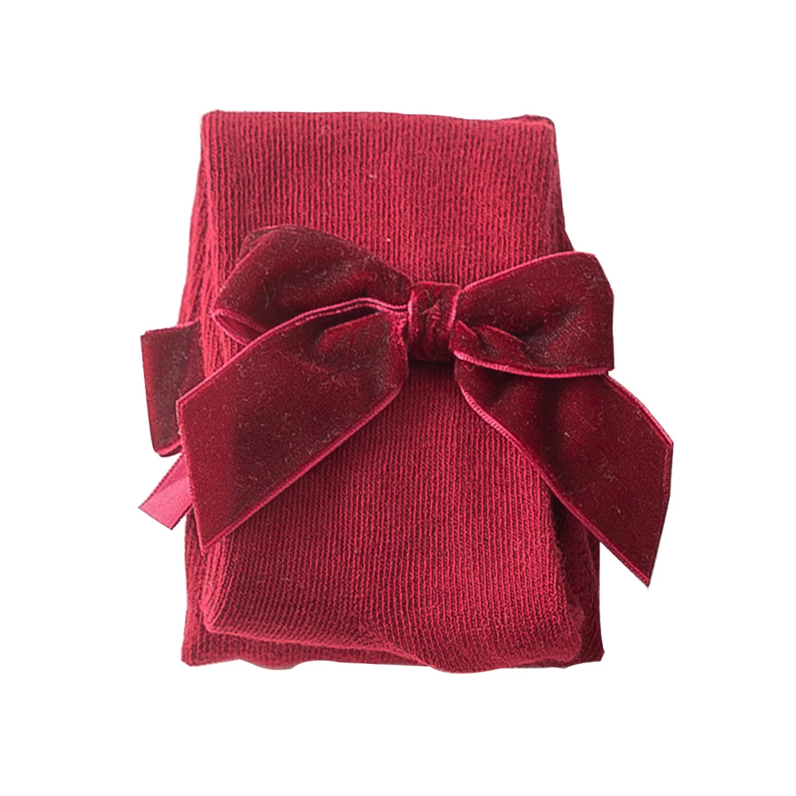 유아 유아 아기 소녀 스타킹 케이블 니트 Bowknot 스타킹 솔리드 컬러 스트레치 팬티 스타킹 레깅스 스타킹 가을 겨울 0-3Y