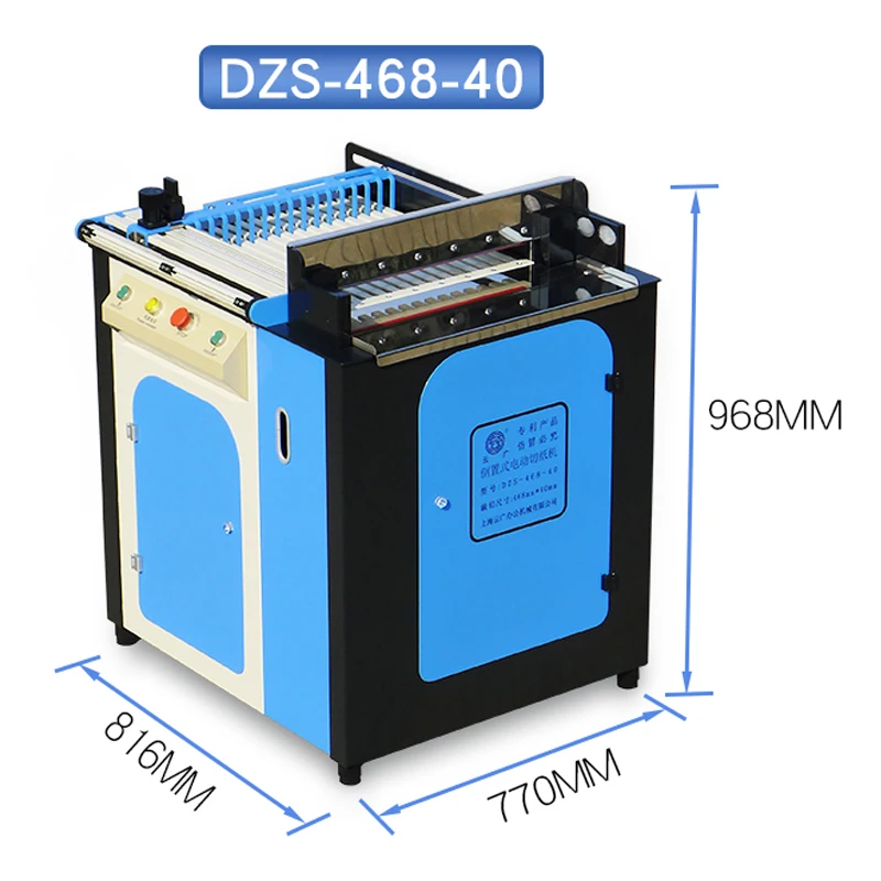 Inverted Paper Cutter Electric Book Cutter Fully Automatic Thick Layer Large Cutter Heavy A3/A4 Thick Paper Cutter DZS-468-40