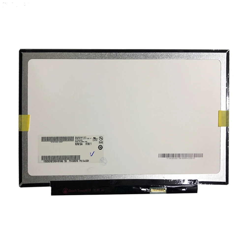 

New Grade B 12.5 inch 1366x768 EDP 30PINS M125NWN1 HB125WX1 200 LP125WH2-TPH1 B125XTN01.0 For lenovo x240 x250 x260 x270 x280