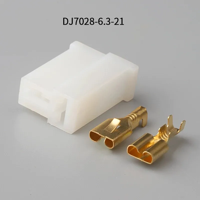 

161971989 500sets 2Pin 6.3mm female Auto Motorcycle Electronic Wiring Connector for AUdi,VW,BMW, Honda,Toyota,Ford DJ7028-6.3-21