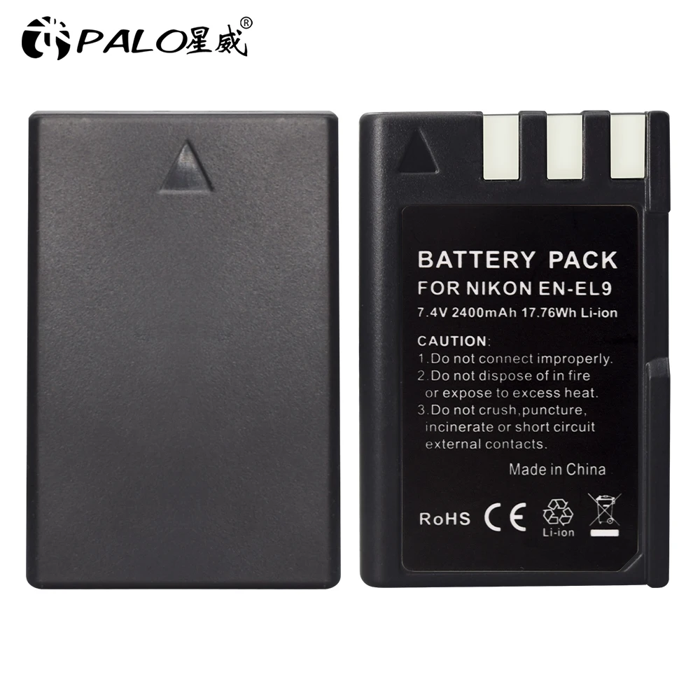 PALO EN-EL9 EN EL9 EN-EL9a EN EL9a EL9e Camera Battery Charger Kits for Nikon EN-EL9a D40 D40X D60 D5000 D3000 Camera