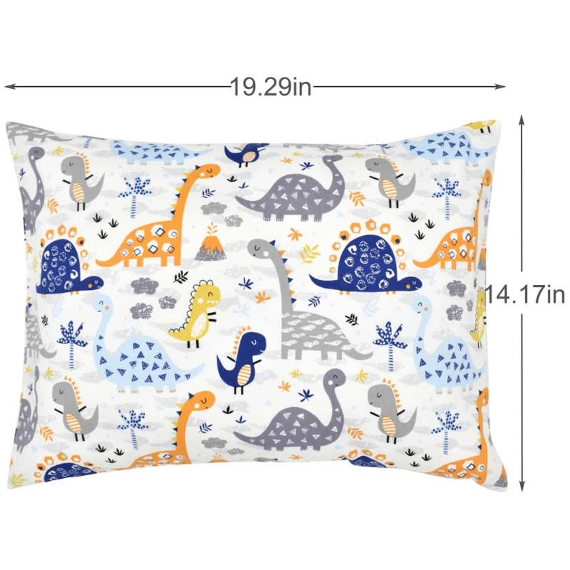 Envelope Toddler Pillowcase Cotton Baby Pillow Cover for 13x18in 12x16in Pillow