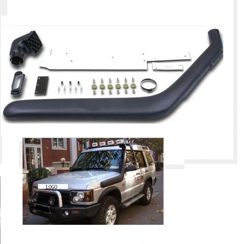 AUTO SNORKEL KIT Pasuje do Discovery Series 2 Diesel Benzyna TD5 V8 99+ Wlot powietrza LLDPE Zestaw do snorkelingu Zestaw DISCOVERY 2 KOLEKTORY RURKA