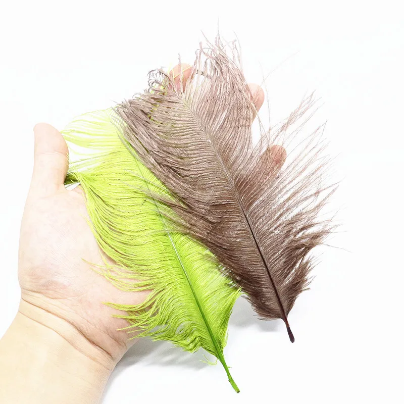 Persuader 10pcs fly tying ostrich feather 8 optional colors nymph throax collar fly tying materials fly fishing streamer tails