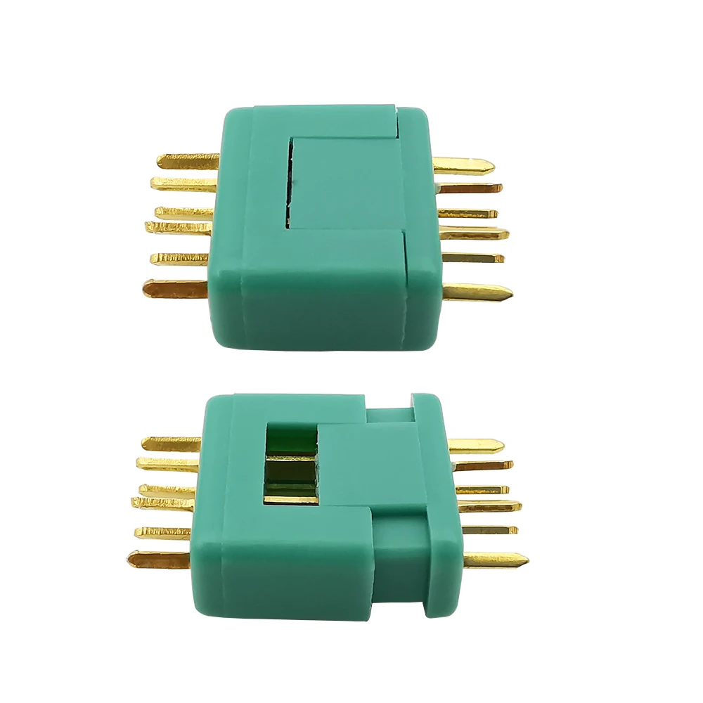 1/2/5Pair 6Pin MPX Connector Plug 40Amp MPX Male Plug Female Jack RC Aeromodelling Field Accessory For RC Model Tool Part