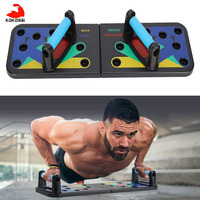 KoKossi 9 in 1 Push Up Rack Board Home Gym Comprehensive Exerciser Adjustable push up Rack Stand Body Building Fitness Equipment