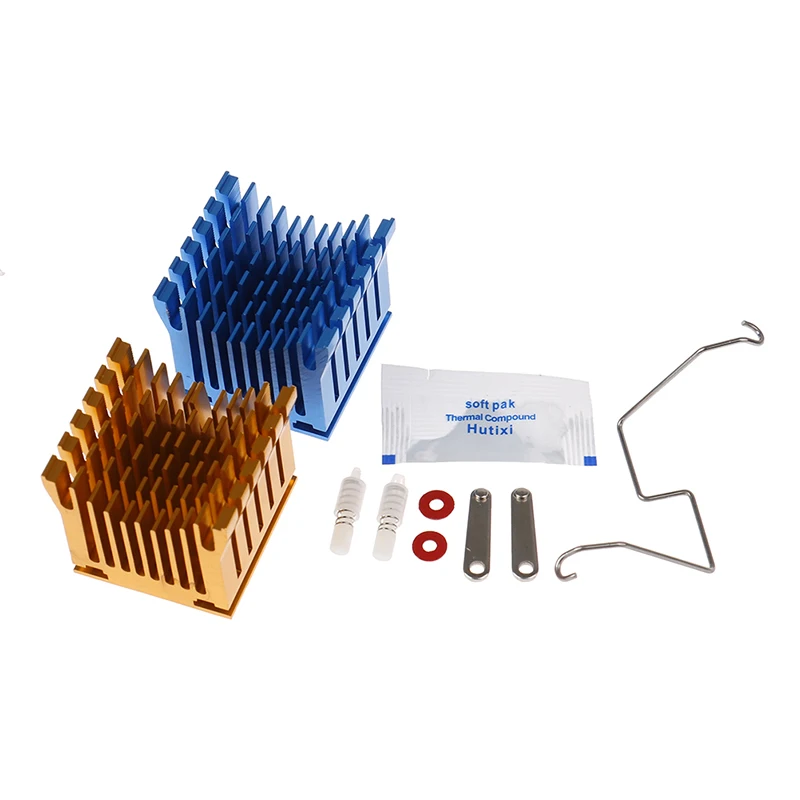 Fai da te alluminio Southbridg dissipatore di calore scheda madre radiatore PC Computer Case South North Bridge Chipset raffreddamento