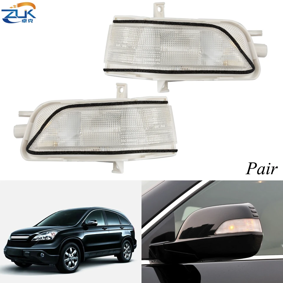 Luz LED intermitente para espejo retrovisor lateral, lámpara de flecha para HONDA CRV, CR-V, RE1, RE2, RE4, 2007-2011, Blinker Crosstour, 1 par