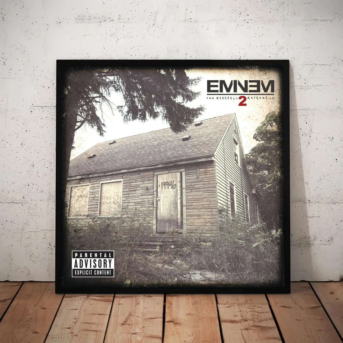 Eminem The Marshall Mathers LP 2 Music Album Cover Poster Canvas Art Print Home Decoration Wall Painting (No Frame)