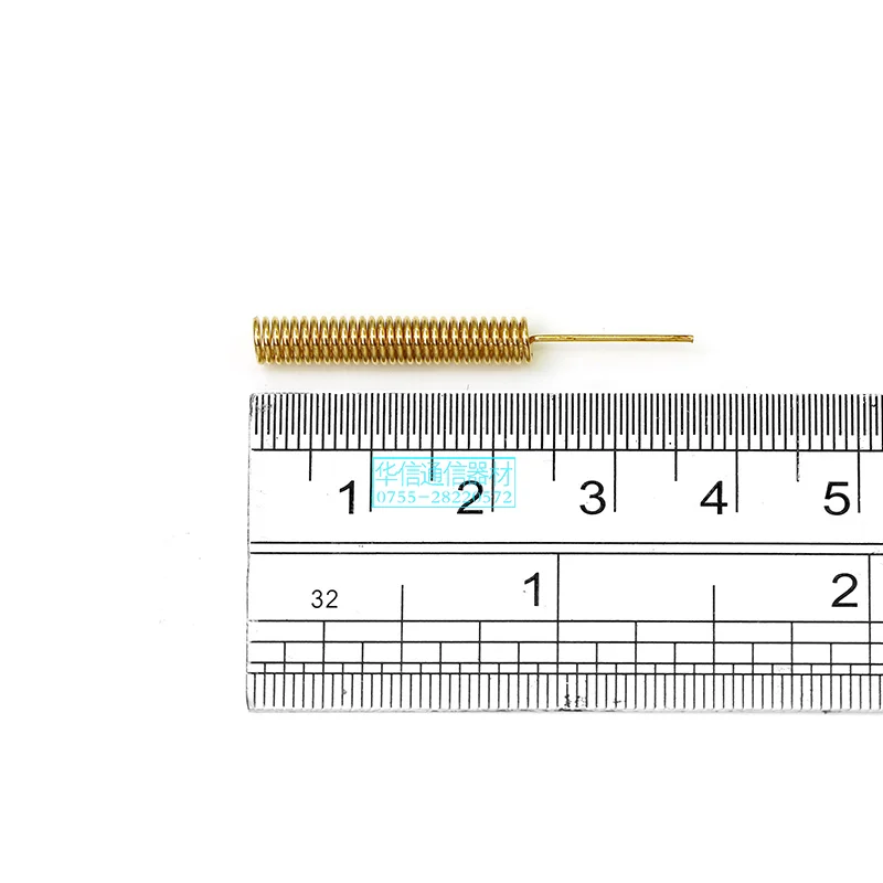 3 piece Copper 10pcs/lot 433MHz Spring Antenna Welding Connector Copper Material 2DBi Gain 36mm For lora microphone Ra-02 Ra-06
