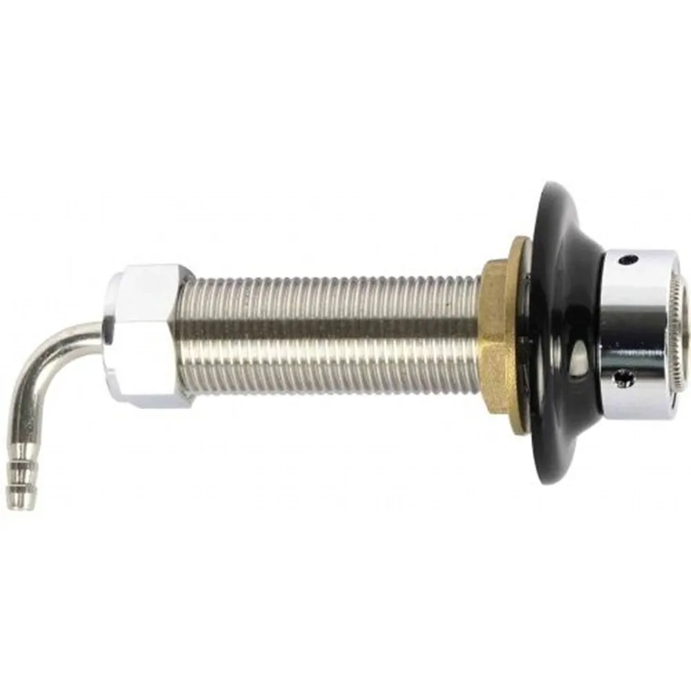 KegLand NUKATAP 100MM długi trzonek 304 SS (końcówka barowa z nakrętką sześciokątną 5/8 i podkładką EPDM) pasuje do kranów do piwa do domowego warzenia piwa