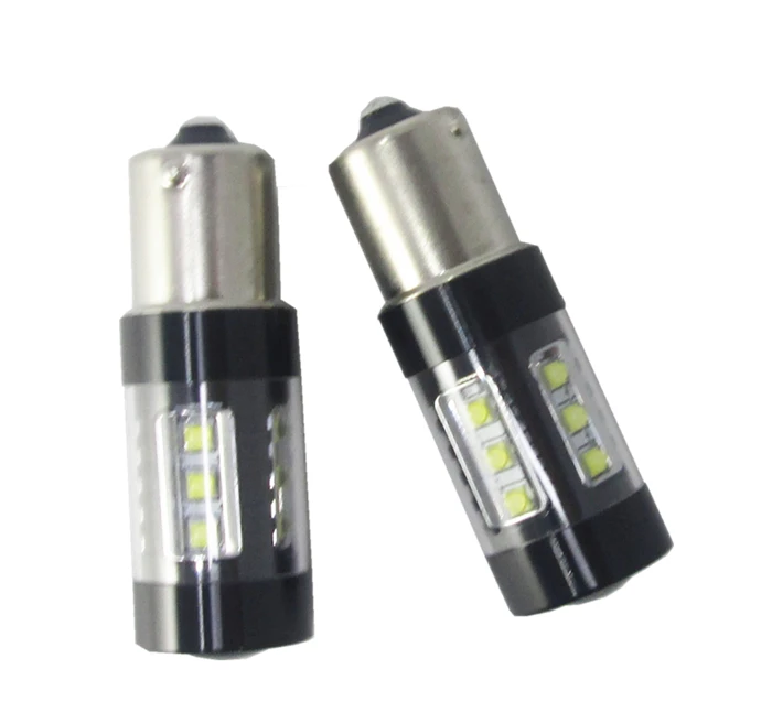 2PCS P21W 1156 80w 16SMD XBD Chips Car Led 382 Ba15s Canbus Reverse Linghts High Power Turn lights taillight 12V DC White 6000K