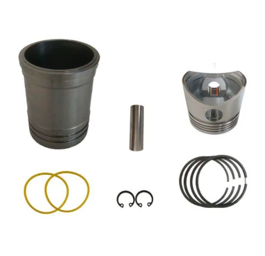 OEM Quality ! Cylinder Liner and Piston Kit(6PC Set) for R170A 4HP 4 Stroke Small Water Cooled Diesel Engine