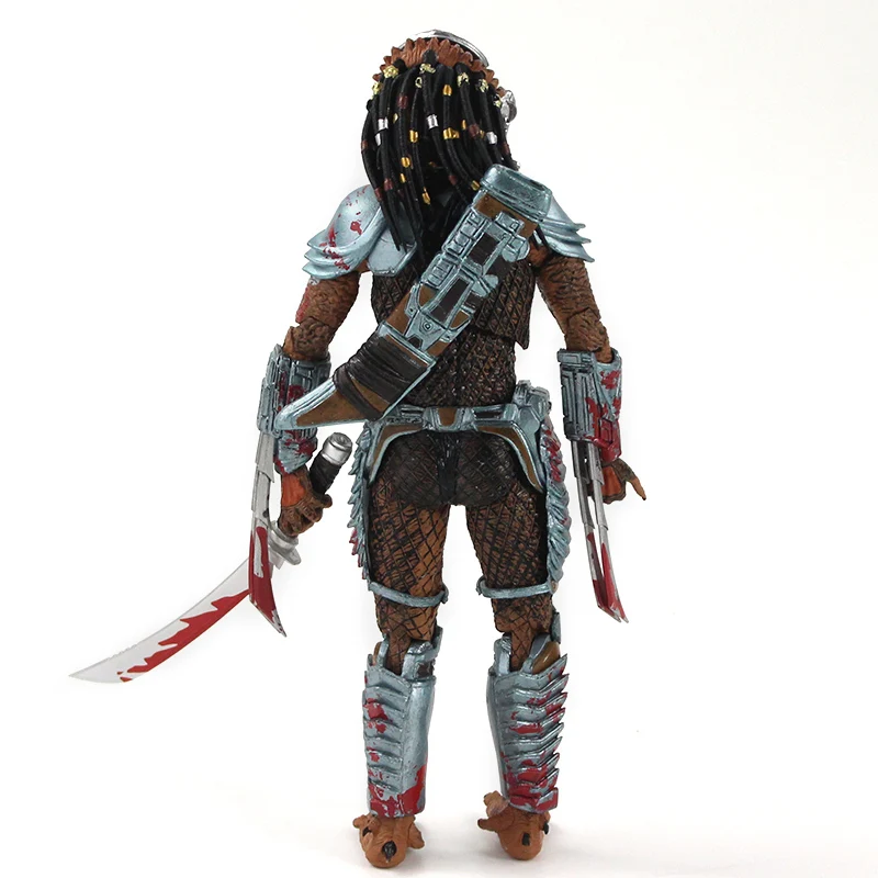 NECA Aliens vs. Predator Series Machiko Noguchi Life and Death Hornhead Predator PVC Action Figure Collectible Model Toys