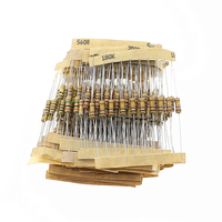 300pcs/lot 30 Value x 10pcs 1ohm-3M 1/2W Carbon Film Resistor kit set