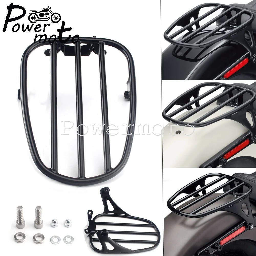 Motorbike Solo Seat Luggage Rack Bracket Holder 50300156 For Harley Sotail Heritage Classic 114 Deluxe FLDE FLHC FLHCS 2018-2021