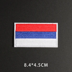 Hochwertige Eagle National Flag Stickerei 3D Emblem Possia besitzt militärische Blamphers hinten besitzt taktische Russland -Applikationen 12 Hauptverkäufe Aguila Emblem - №10