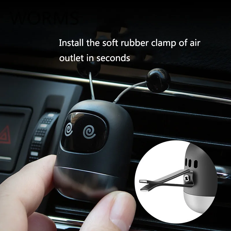 New cartoon robot for vehicle air outlet Aromatherapy perfume