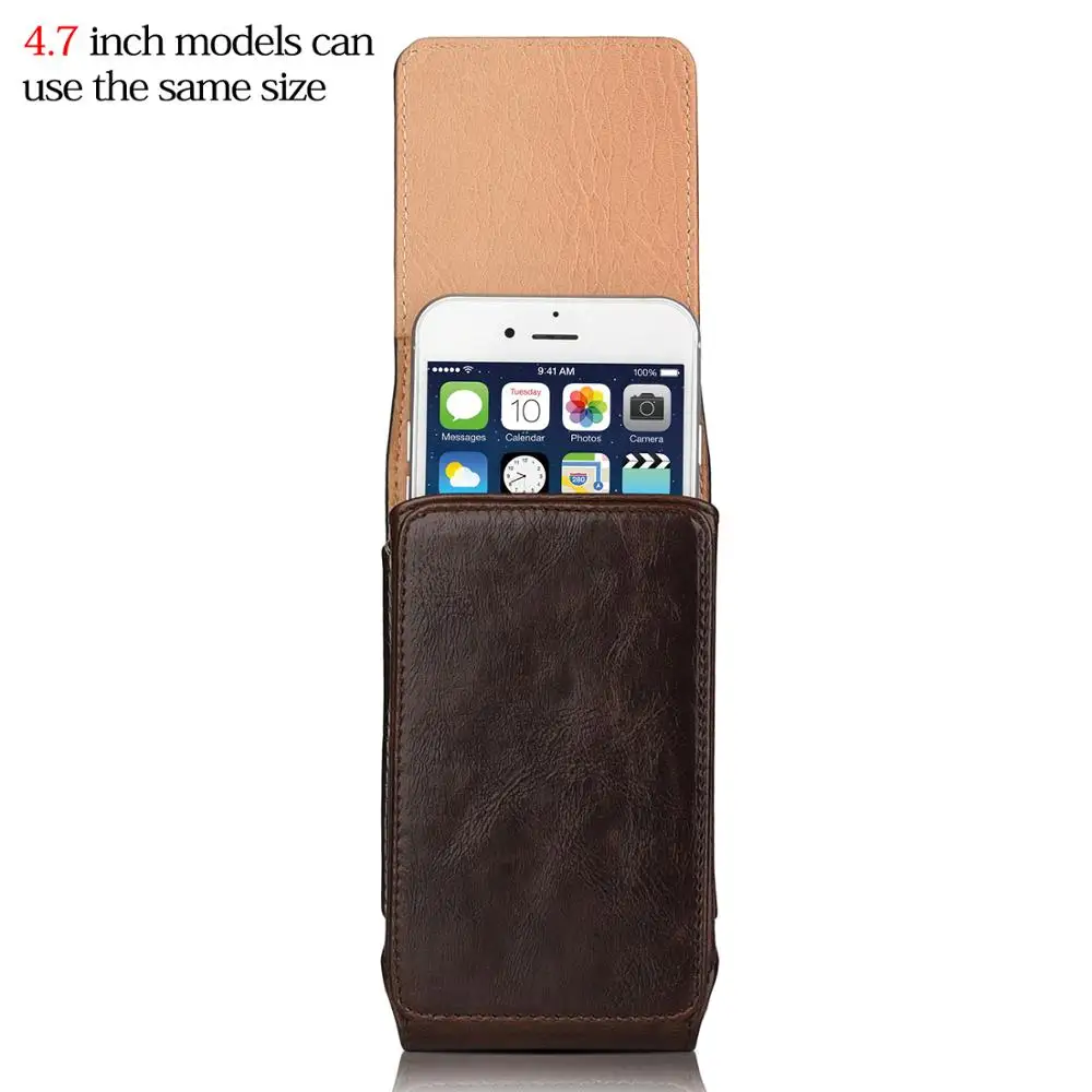 Belt Clip Pouch Case For iphone6 6s 7 8 plus Waist Bag Magnetic Vertical Phone Holster Case 4.7/5.5 inch for iphone 6 7 8  Cover