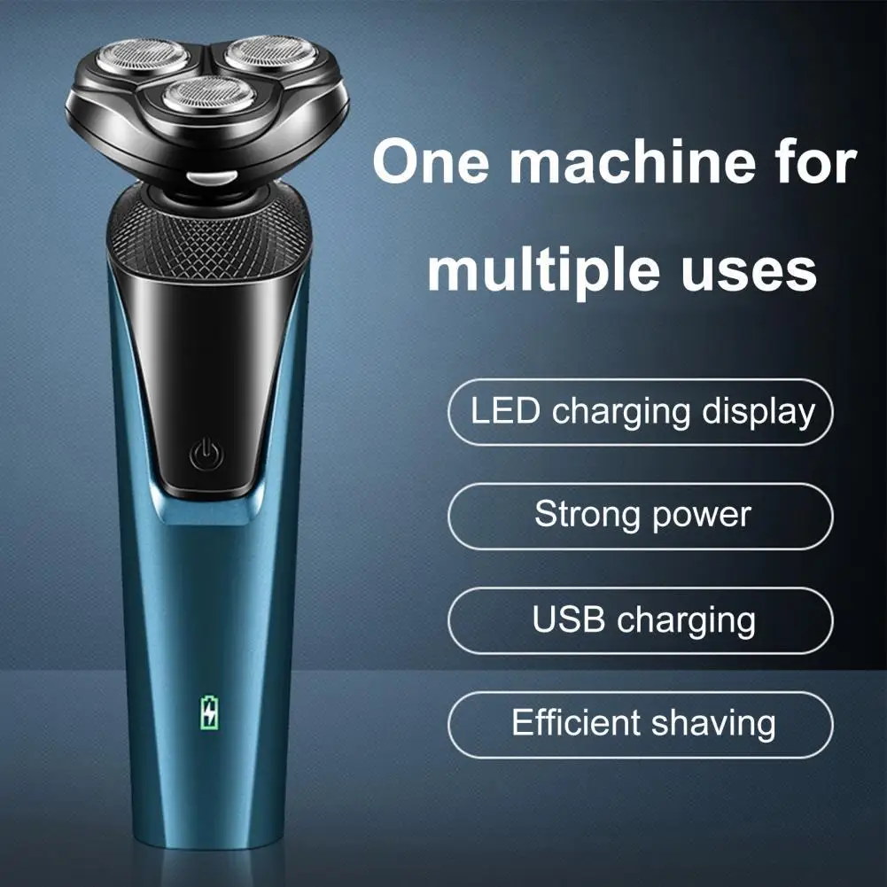 LK-8806 Electric Razor Electric Beard Trimmer Powerful Long Standby Time Washable USB Double-ring Cutter Electric Foil Shaver