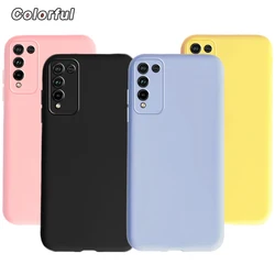 For Huawei Honor 10x Lite Case Liquid Silicone Bumper Case Dustproof Back Cover For Honor 10X Lite 10xlite 10 x Lite Coque Shell