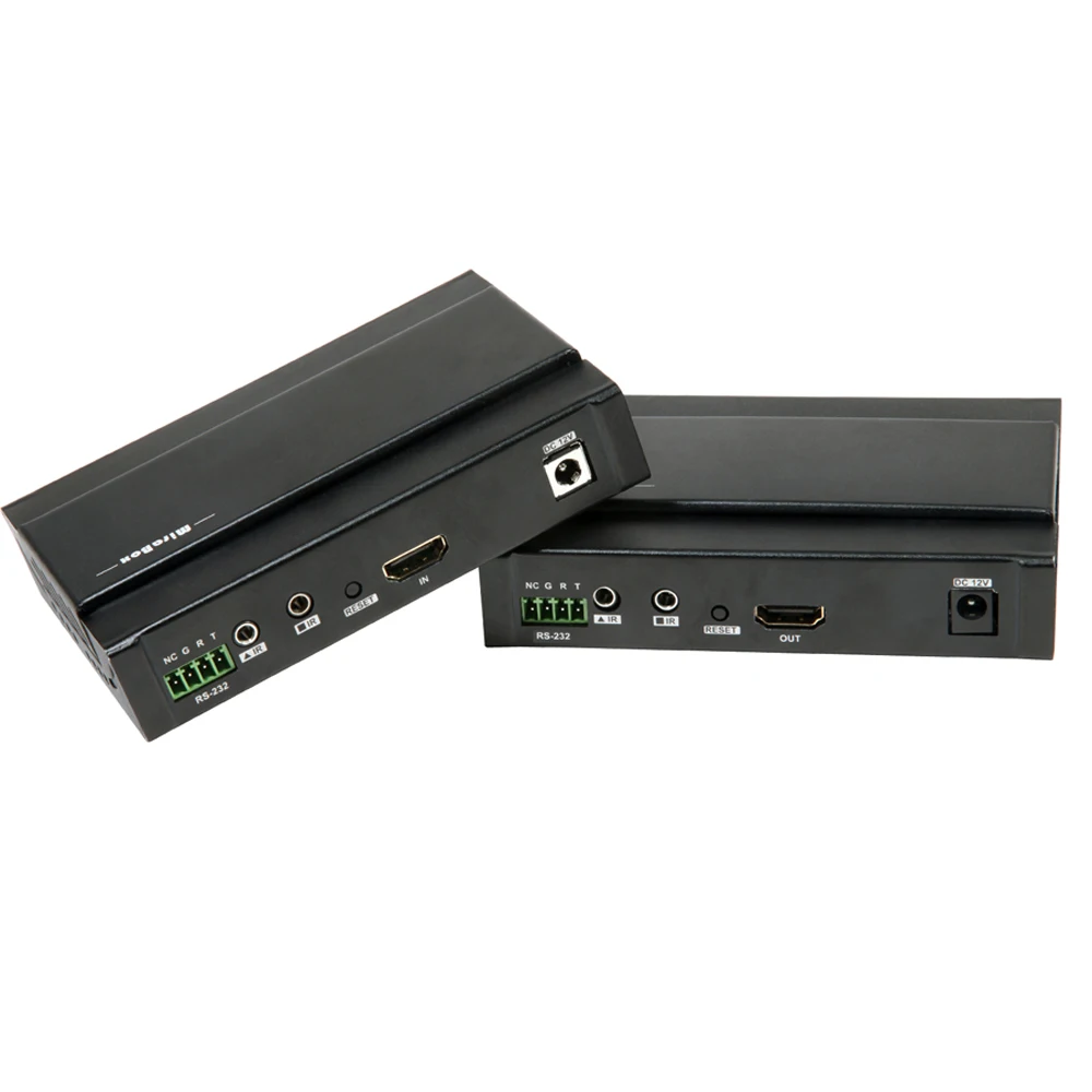 HDMI-compatible Extender 4K@60Hz YUV 4:4:4 With IR and RS232 Remote Control over UTP Cat5e Cat6 Up to 100m