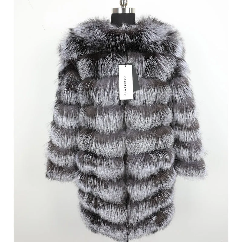 Maomaokong-Real Fox Fur Vest para Mulheres, Jaqueta Fina de Inverno, Casaco Quente, Natural Fur Park, Moda Feminina