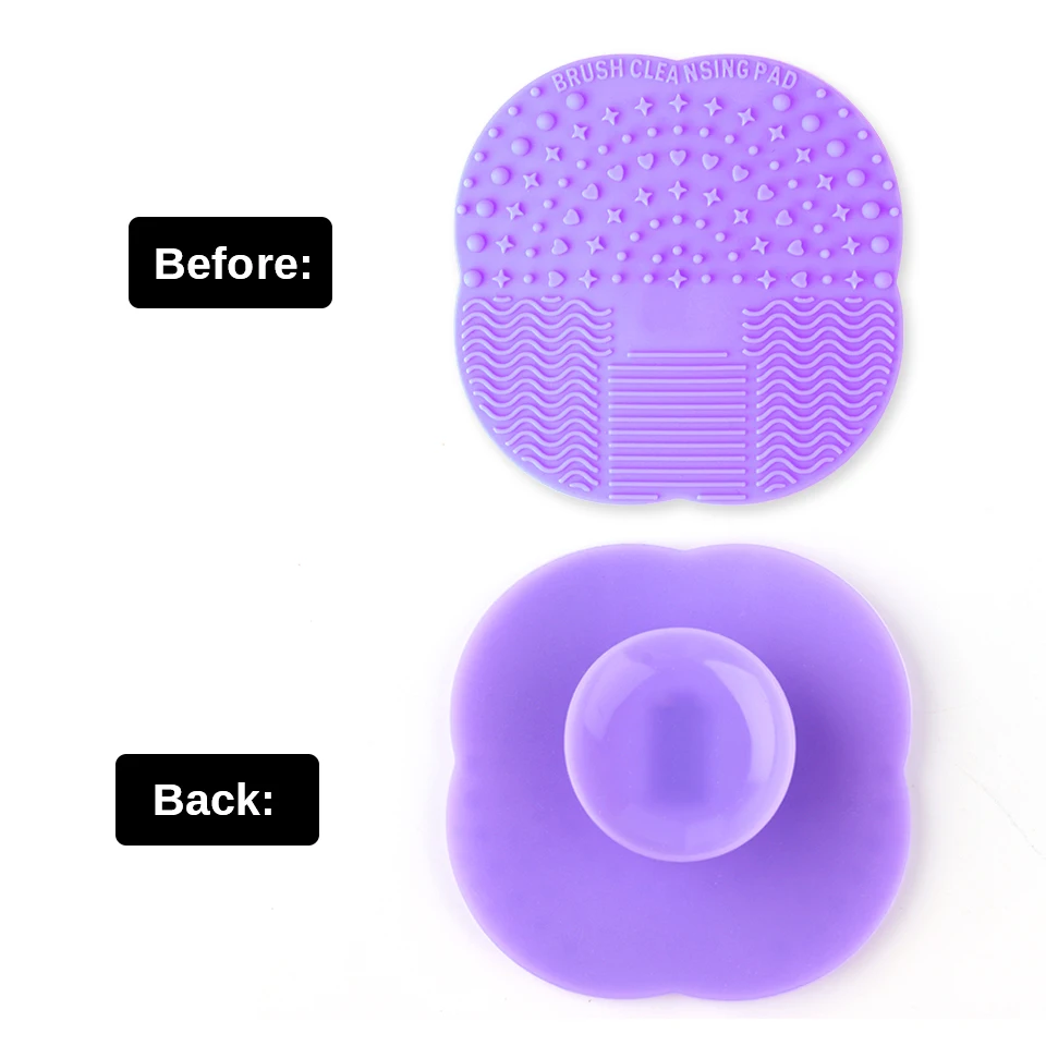 NEWCOME 1Pc Silicone Brush Pad Cosmetic Makeup Brushes Gel Clean Mat Washing Scrubber Board Pads Makeups Tool