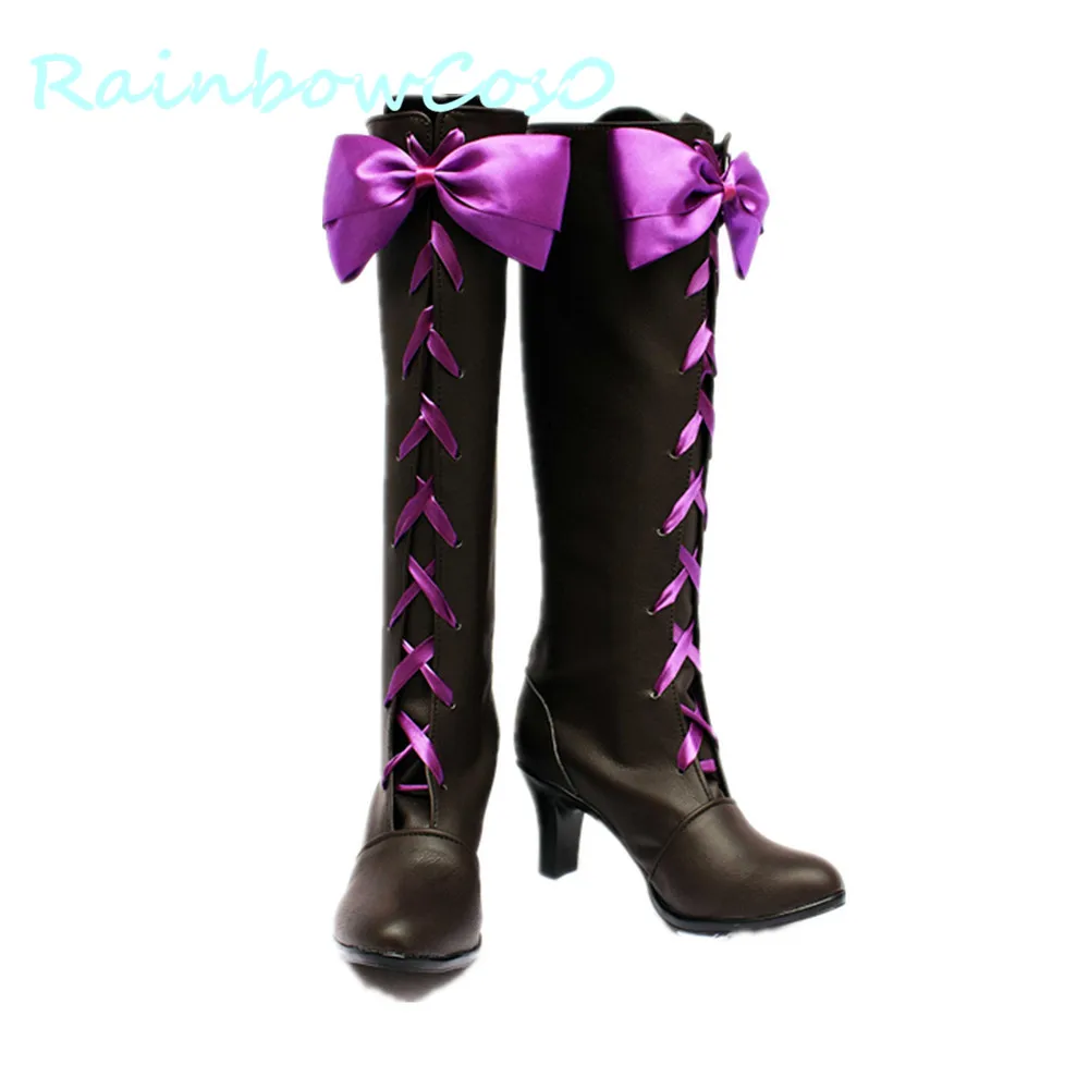 Black Butler-La rentabilité est Trancy Ciel Phantomhive Cosplay Chaussures Bottes, Jeu Anime Halloween Rainbow Cos0