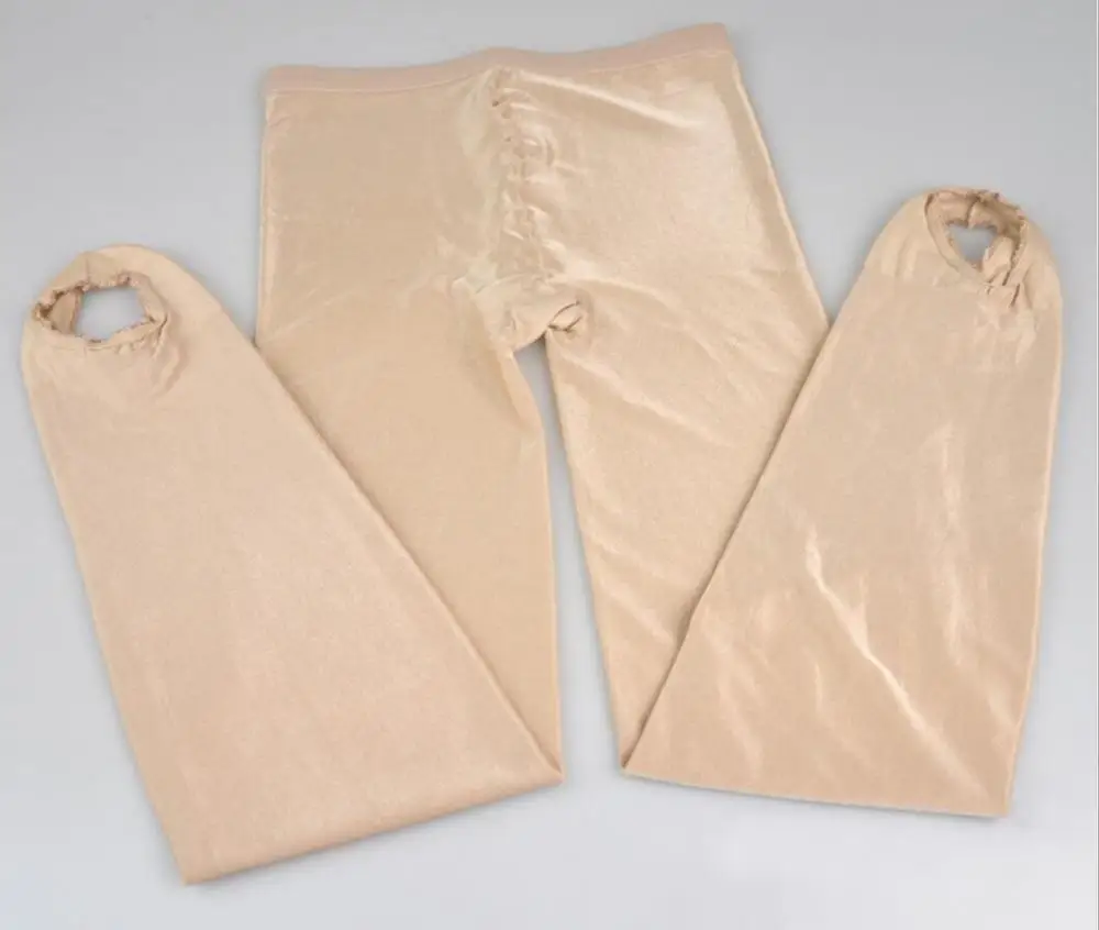 Meia-calça feminina sensual para dança, 2 pares, meia transparente e sedosa, transparente, virilha aberta de café, 70d