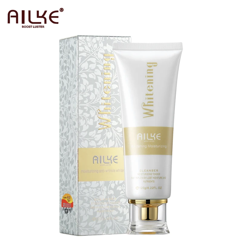 AILKE Anti-Aging Wrinkle Whitening Skin Care Face Cream With Collagen Rose Moisturizing Brightening Women Facial Korean Cosmetic