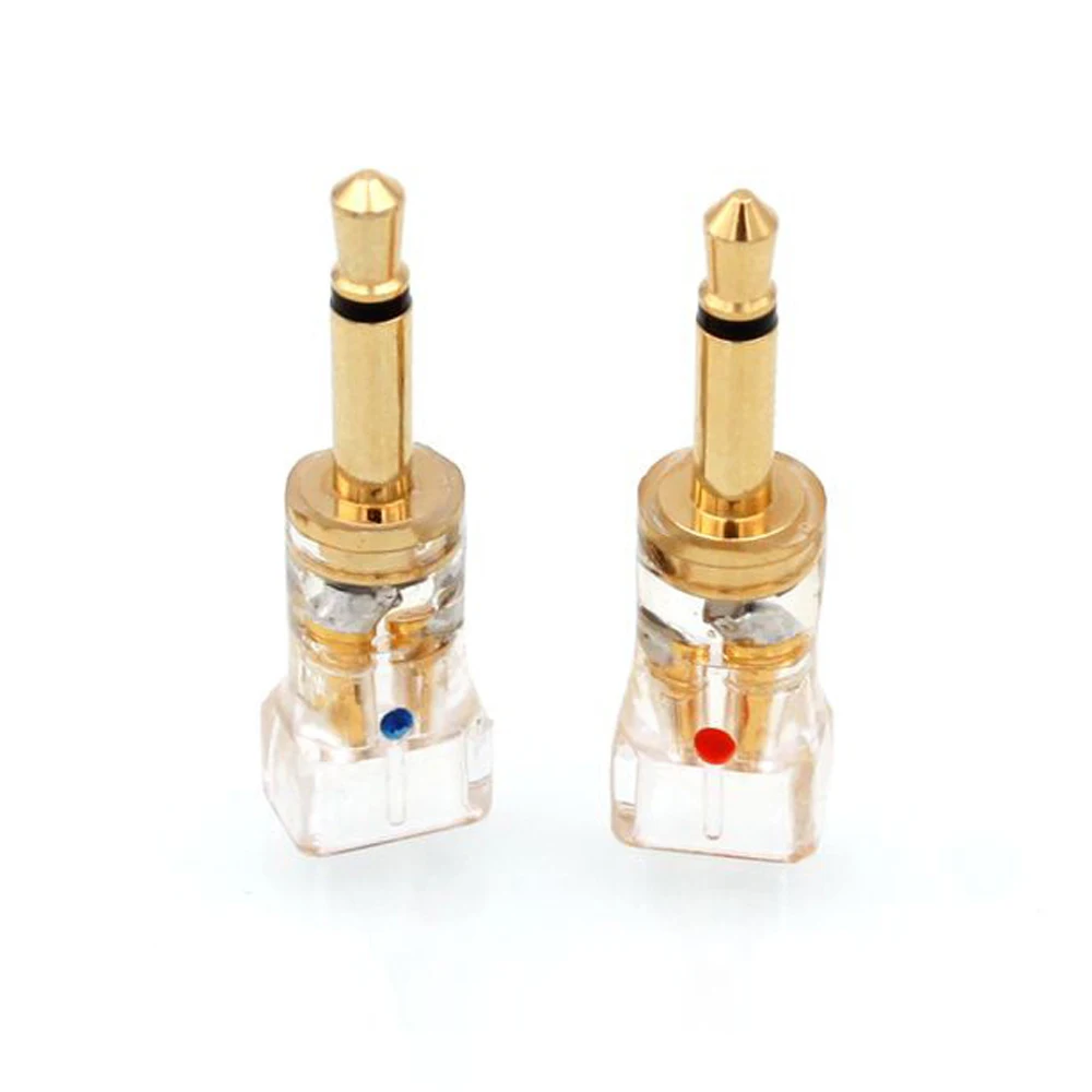 YTER Pair MMCX/.78mm Female to 2.5mm Male Converter Adapter for HE1000 HE560 HE400i Oppo PM-1 PM-2 NightHawk Headphone