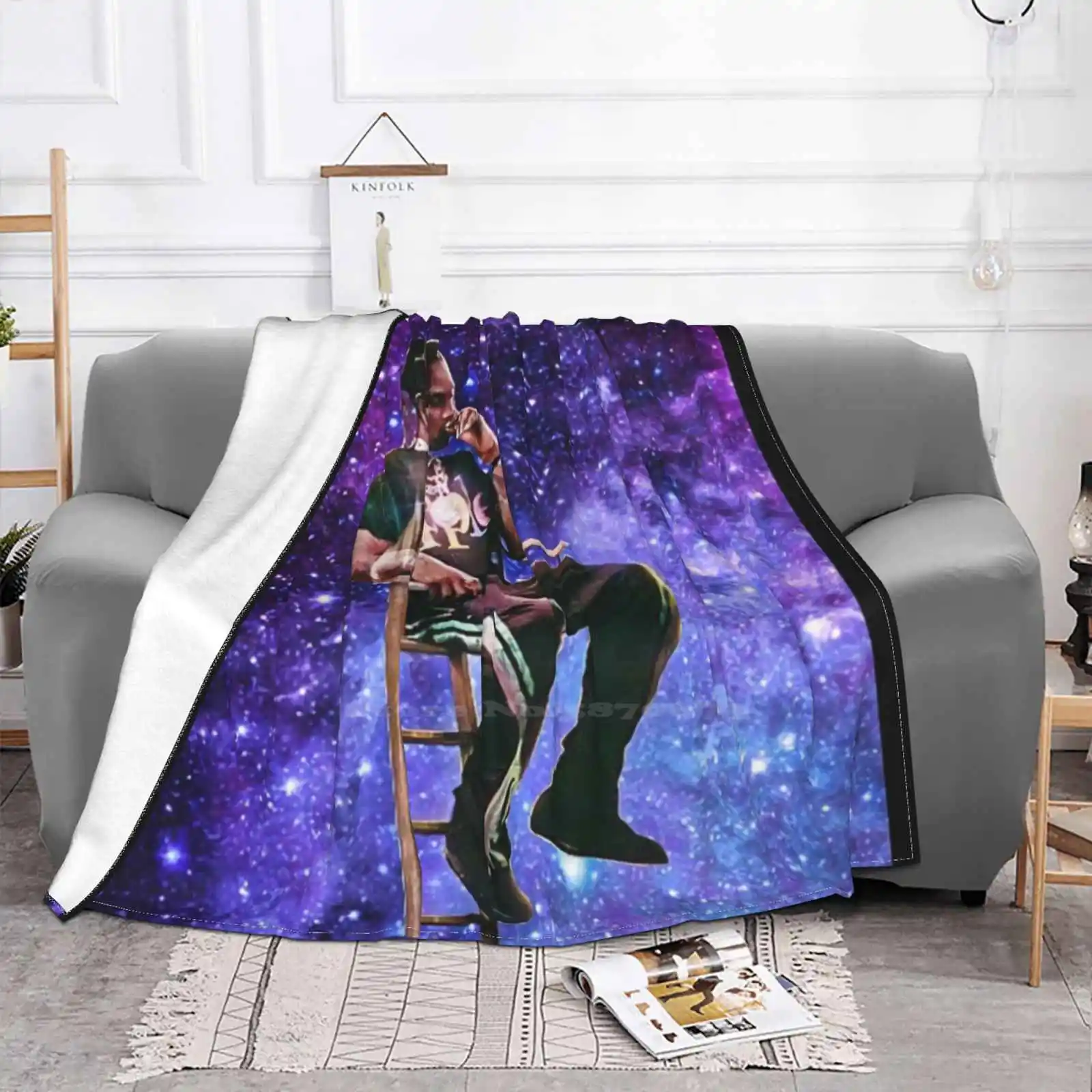 Highest In The Room Low Price New Print Novelty Fashion Soft Blanket Lil Uzi Vert Playboicarti Kanyewest Rap Music