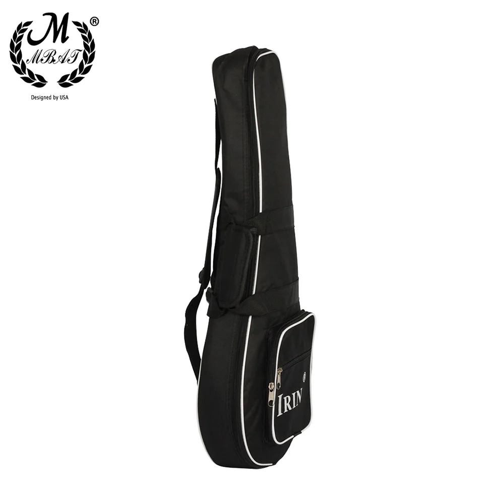 M MBAT-Bolsa de mandolina acolchada de algodón, mochila gruesa, funda de almacenamiento portátil para guitarra, bolso de mano, accesorios para