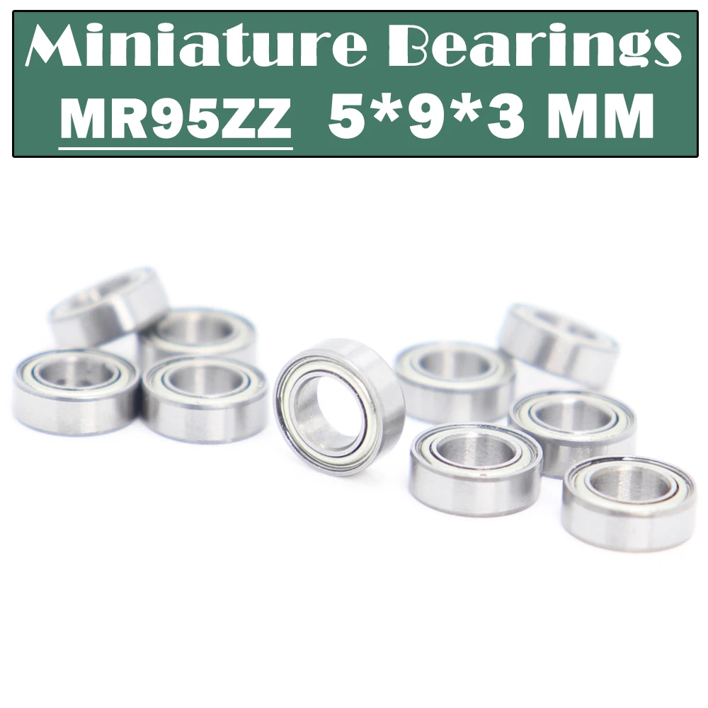 MR95ZZ Lager 5*9*3 Mm (10 Stuks) Miniatuur MR95 Z Zz Kogellagers MR95Z L-950ZZ