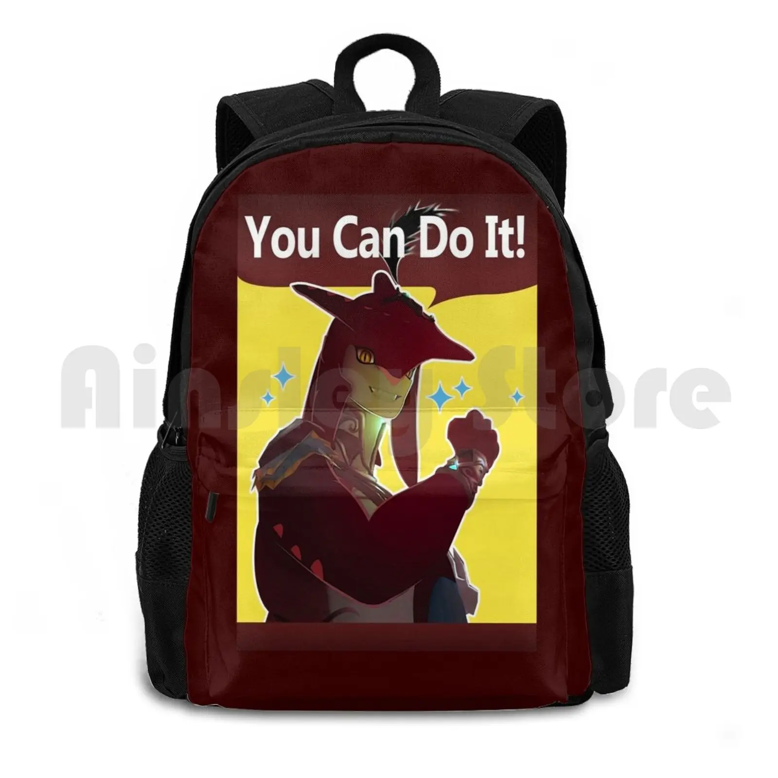 You Can Do It! Outdoor Hiking Backpack Waterproof Camping Travel The Legend Of Breath Of The Wild Breath Wild Sidon Prince