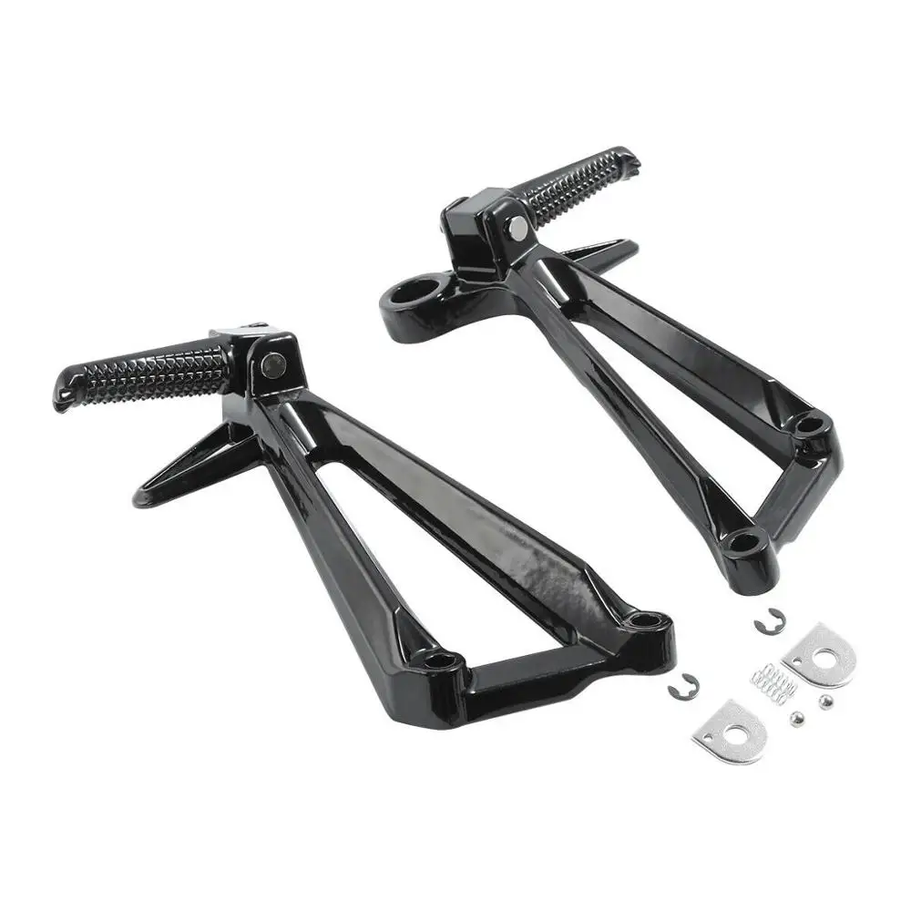 Motorcycle Aluminum Rear Passenger FootPeg Footrest Bracket Set For YAMAHA YZF R3 YZF-R3 2015-2023 MT03 2020-2022 2021