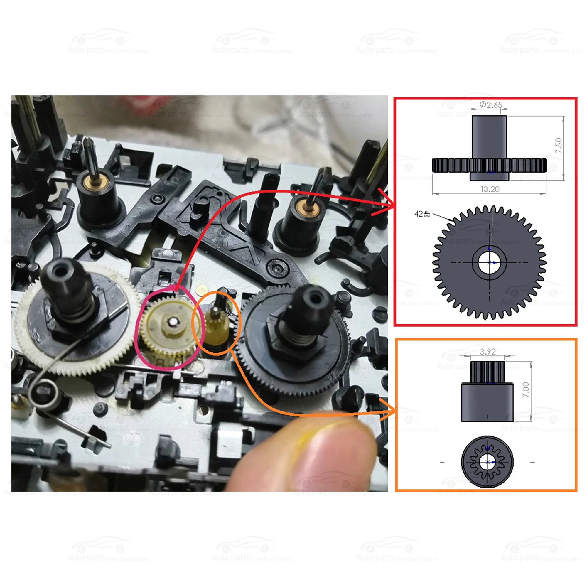 Panasonic Sony Part Accessory For Cassette Winding Tape Deck