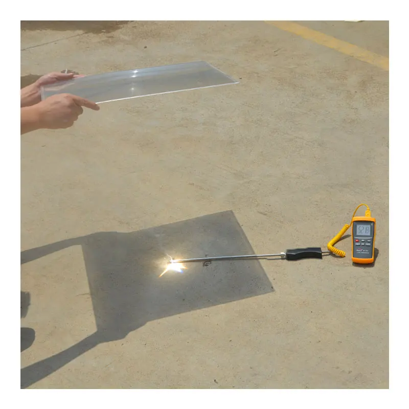 450mm 500mm 520mm Large Round PMMA Plastic Solar Energy Fresnel Lens Big Face Magnifier Lenses Solar Condenser Lentes 1Pcs