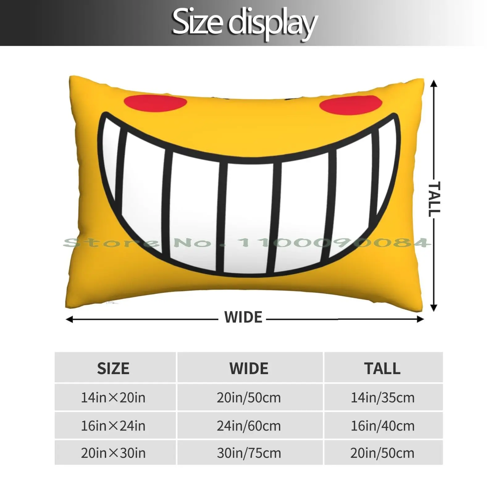 Radical Edward Smile Pillow Case 20x30 50*75 Sofa Bedroom Masks Masks 19 Masks Masks Masks Masks Long Rectangle Pillowcover