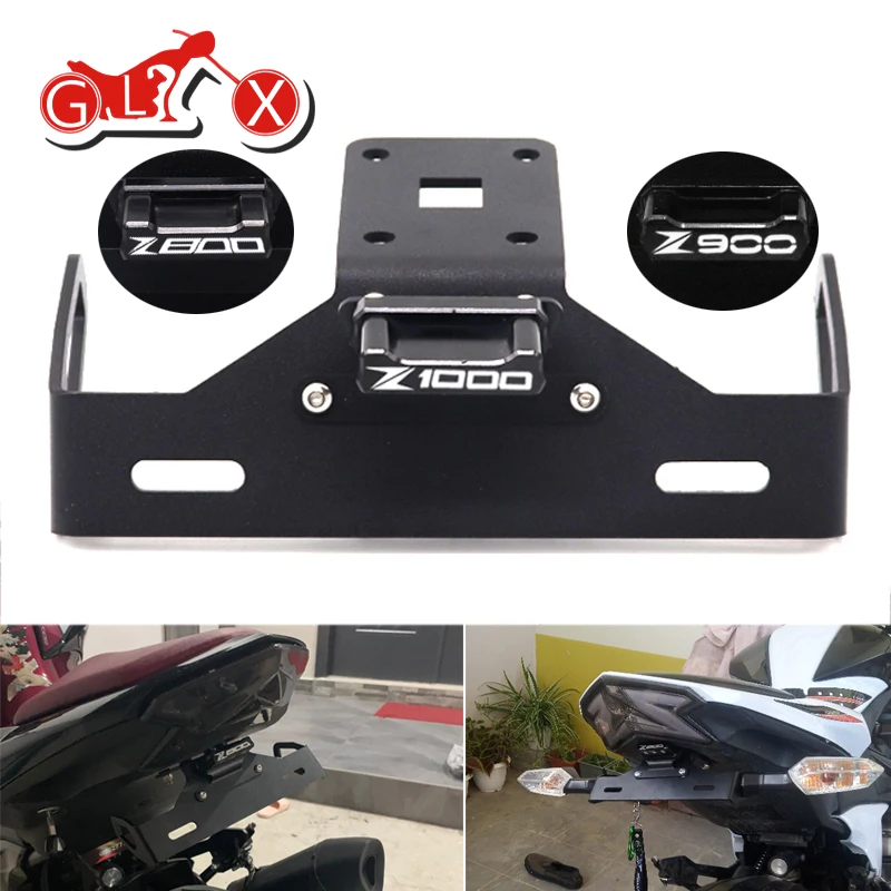 For KAWASAKI Z800 Z1000 Z1000R Z900 Z 800 1000 1000r 900 Accessories License Plate Holder Bracket Tail Tidy Fender Eliminator