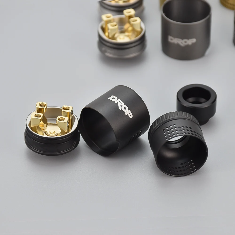 Thả RDA V1.5 Atomizer 24Mm Vape Đầu Đốt Vape Rebuildable Rda 316ss Chất Liệu Thuốc Lá Điện Tử Bình