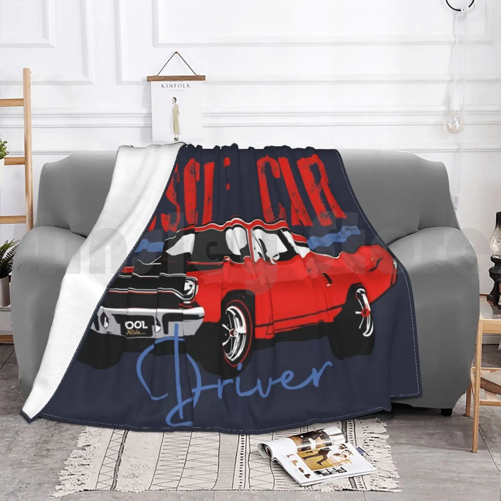 Blanket 70 Red Muscle Car 2400 1968 1969 1970 68 69 70 Plymouth Roadrunner Road Runner view 4