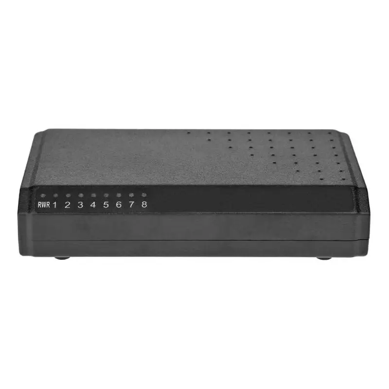 8 منافذ POE Switch إيثرنت 100M شبكة IP كاميرات NVR Uplink شبكة التبديل 6 محور PoE بدون محول الطاقة