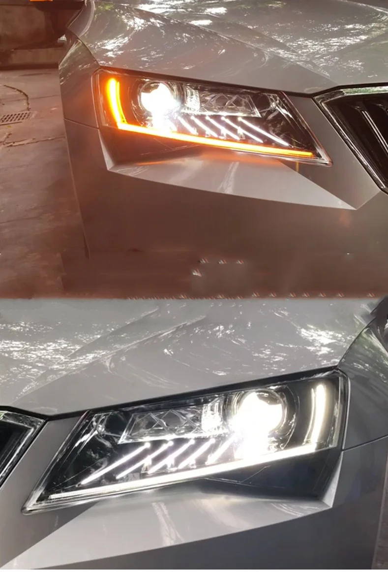 

Светодиодная фара Eosuns в сборе с указателем поворота для Skoda Superb 2016-2018