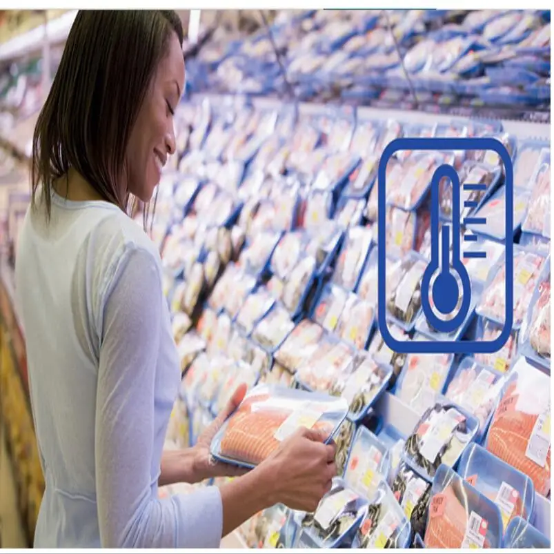 Czstar 3 Stuks Temperatuursensor Uhf Rfid Passieve Sticker Tag Waterdichte Koude-Keten Voedsel Logistiek Temperatuur Uhf Rfid Tag