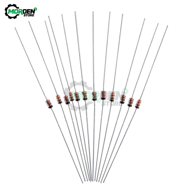 100Pcs/lot Do-35 1N4148 IN4148 High-Speed Switching Diodes