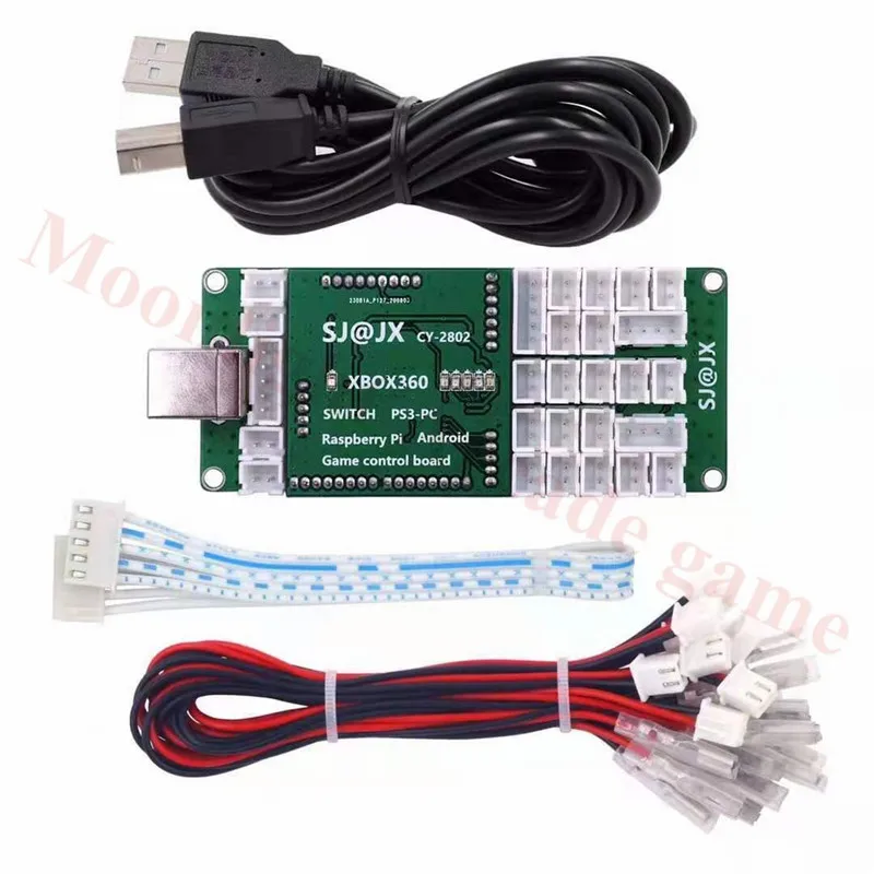 XBOX 360 Arcade Controller Zero Delay USB Board Joystick Encoder To Connection PC PS3 Game MAME DIY