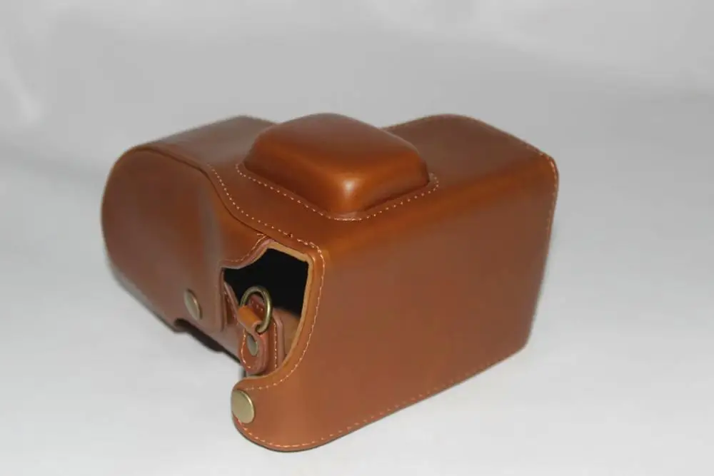 PU 가죽 카메라 케이스 가방 그립 스트랩 Samsng NX300 18-55mm 20-50mm 렌즈 어깨 끈